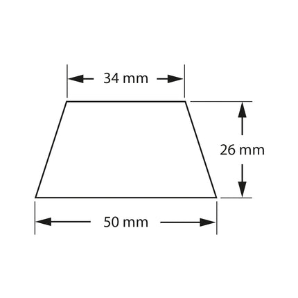 Dynavox Siliconen elastomeer demper EDS50 set van 4