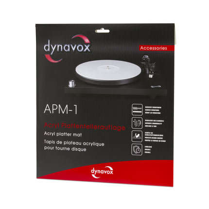 Dynavox APM-1 Acrylic Draaitafelmat Wit