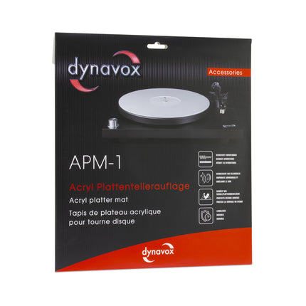 Dynavox APM-1 Acrylic Draaitafelmat Wit