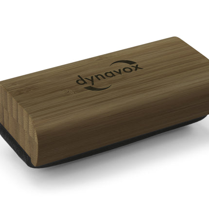 Dynavox Velvet reinigingsborstel SP120 bamboe donkerbruin