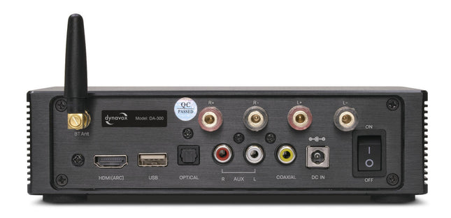 Dynavox DA-300 versterker zwart met HDMI ARC