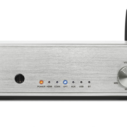 Dynavox DA-300 versterker zilver met HDMI ARC 