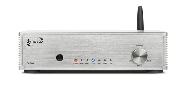 Dynavox DA-300 versterker zilver met HDMI ARC 