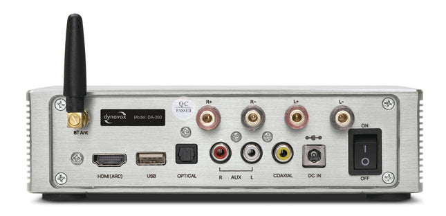 Dynavox DA-300 versterker zilver met HDMI ARC 